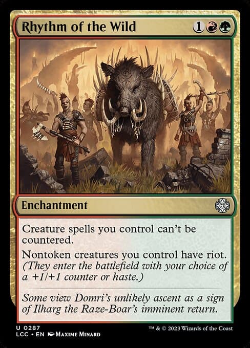 Rhythm of the Wild from The Lost Caverns of Ixalan Commander (Uncommon)