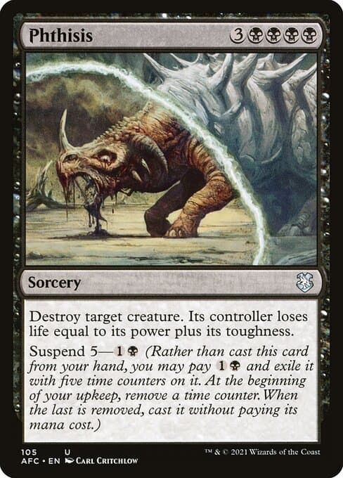 Phthisis from Forgotten Realms Commander (Uncommon)