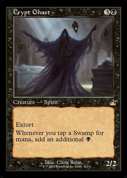 Crypt Ghast from Ravnica Remastered (Rare)