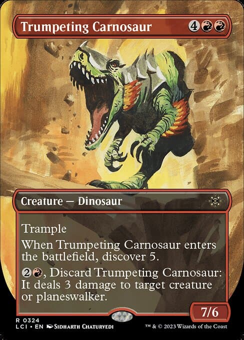 Trumpeting Carnosaur from The Lost Caverns of Ixalan (Rare)