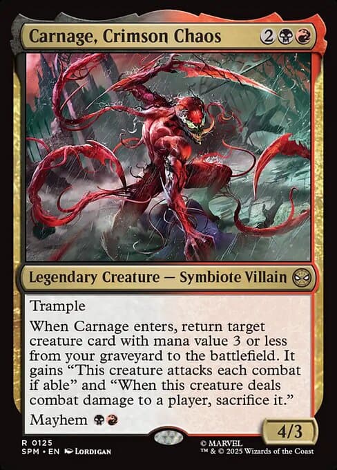 Carnage, Crimson Chaos (Rare)