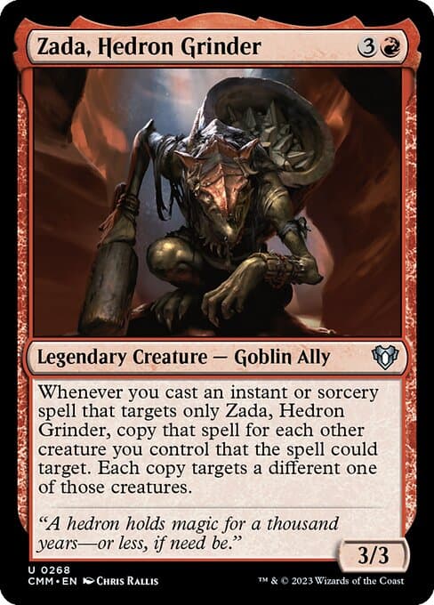 Zada, Hedron Grinder from Commander Masters (Uncommon)