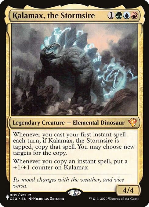 Kalamax, the Stormsire from The List (Mythic)