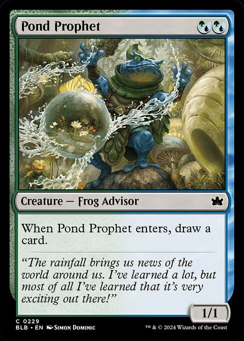 Pond Prophet from Bloomburrow (Common)