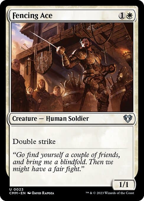 Fencing Ace from Commander Masters (Uncommon)