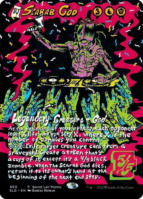 The Scarab God from Secret Lair Drop (Mythic)