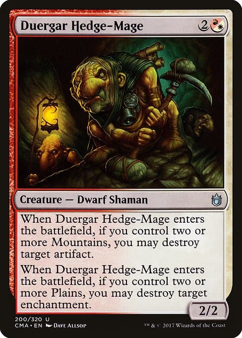 Duergar Hedge-Mage from Commander Anthology (Uncommon)