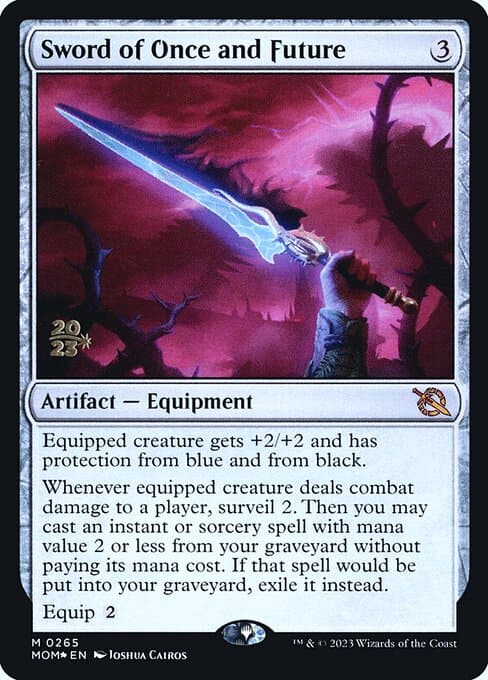 Sword of Once and Future from March of the Machine Promos (Mythic)