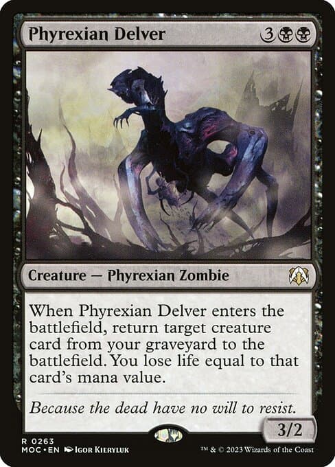 Phyrexian Delver from March of the Machine Commander (Rare)