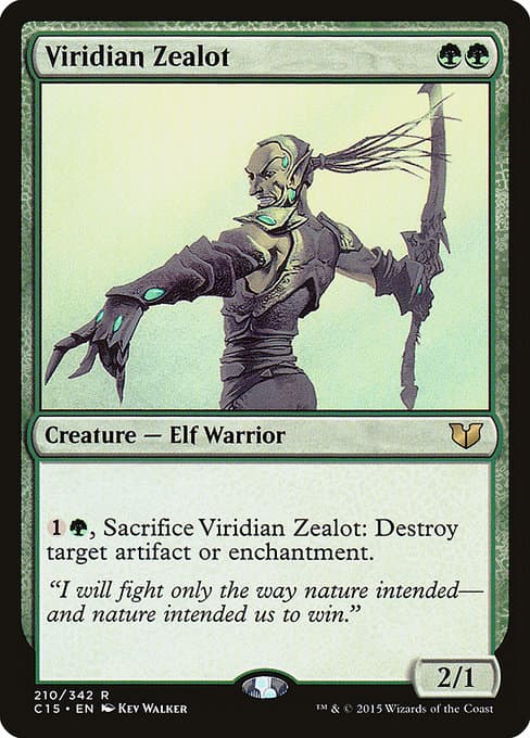Viridian Zealot from Commander 2015 (Rare)
