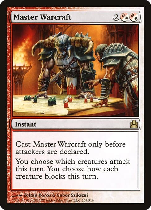 Master Warcraft from Commander 2011 (Rare)