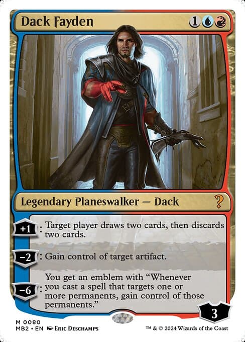 Dack Fayden from Mystery Booster 2 (Mythic)