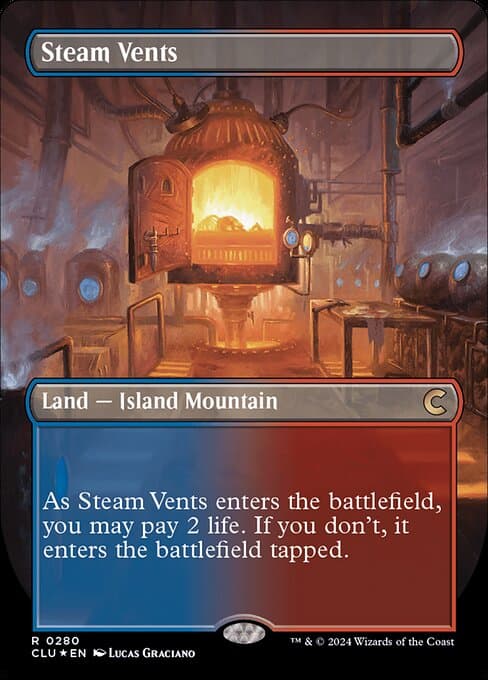 Steam Vents from Ravnica: Clue Edition (Rare)