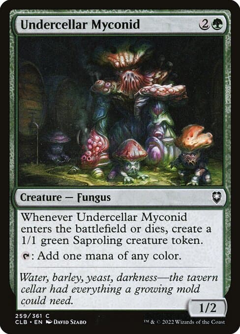 Undercellar Myconid from Commander Legends: Battle for Baldur's Gate (Common)
