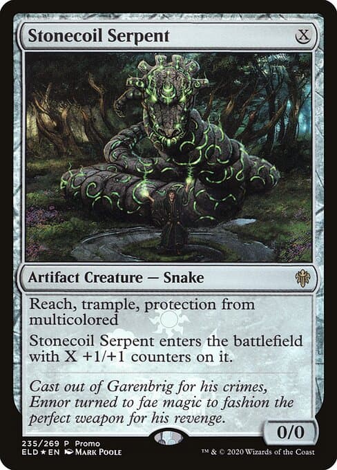 Stonecoil Serpent from Throne of Eldraine Promos (Rare)