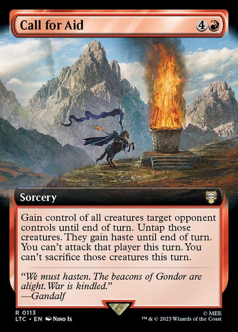 Call for Aid from Tales of Middle-earth Commander (Rare)