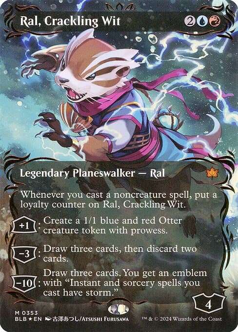 Ral, Crackling Wit from Bloomburrow (Mythic)