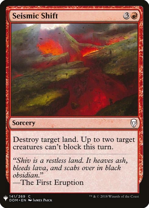 Seismic Shift from The List (Common)