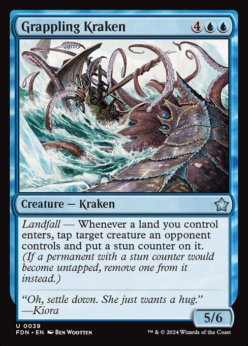 Grappling Kraken from Foundations (Uncommon)