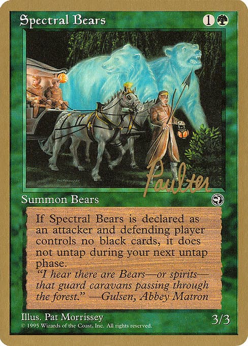 Spectral Bears from Pro Tour Collector Set (Uncommon)