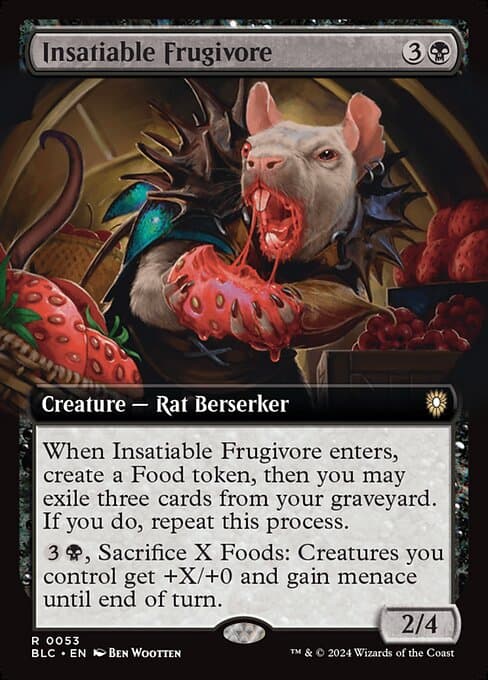 Insatiable Frugivore from Bloomburrow Commander (Rare)