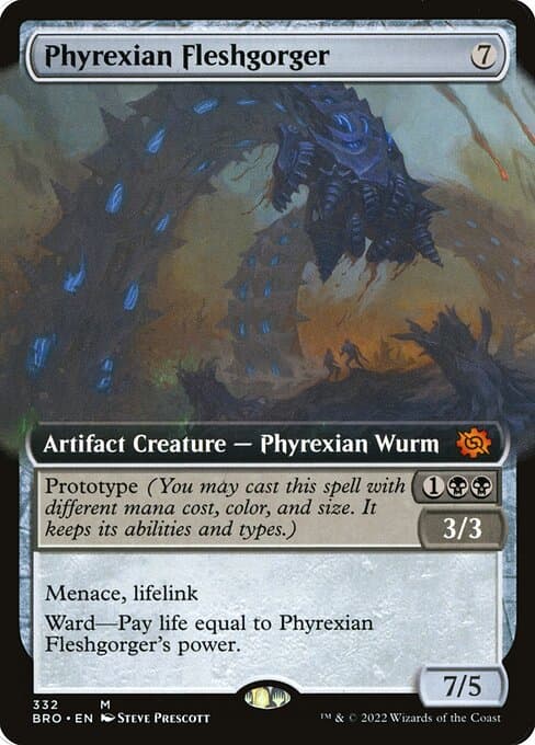 Phyrexian Fleshgorger from The Brothers' War (Mythic)