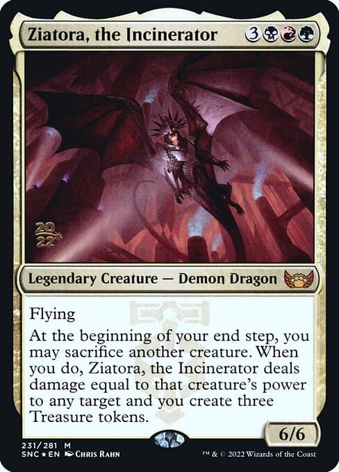 Ziatora, the Incinerator from Streets of New Capenna Promos (Mythic)