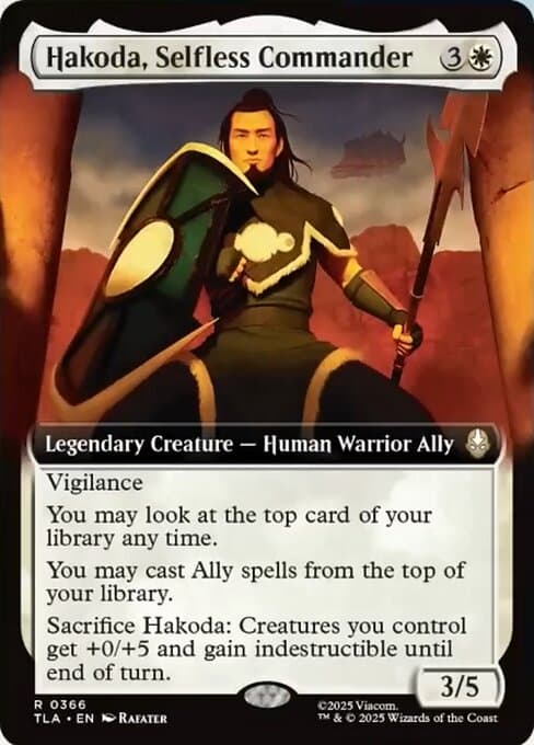 Hakoda, Selfless Commander from Avatar: The Last Airbender (Rare)