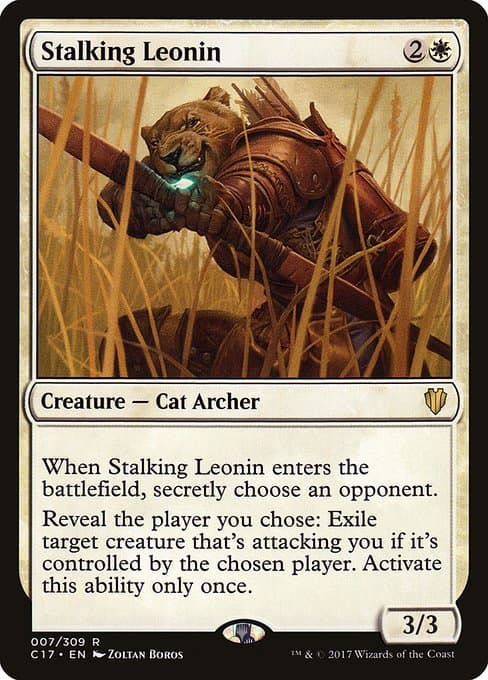 Stalking Leonin from Commander 2017 (Rare)