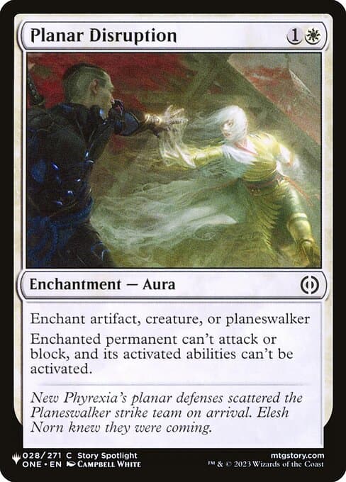 Planar Disruption from The List (Common)