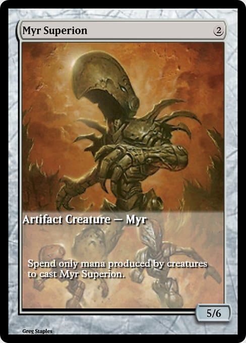 Myr Superion from Magic Online Promos (Rare)