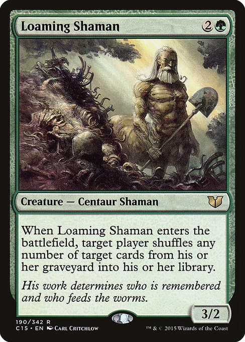 Loaming Shaman from Commander 2015 (Rare)