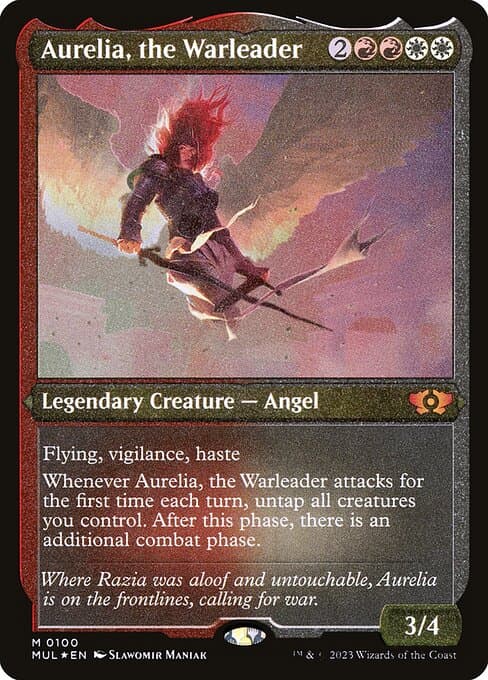 Aurelia, the Warleader from Multiverse Legends (Mythic)