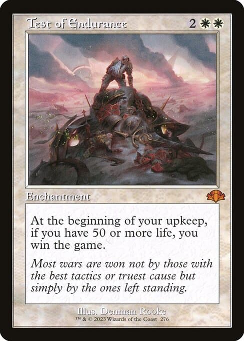 Test of Endurance from Dominaria Remastered (Mythic)