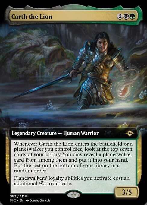 Carth the Lion from Magic Online Promos (Rare)