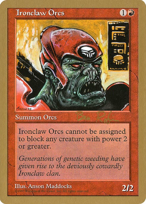 Ironclaw Orcs from World Championship Decks 1998 (Common)