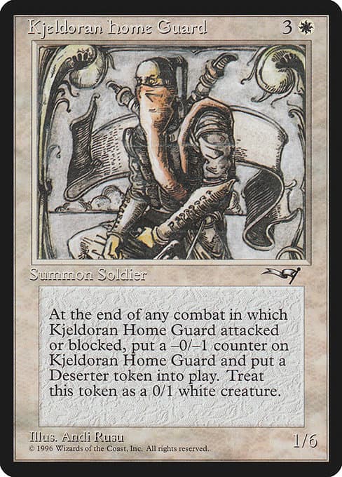 Kjeldoran Home Guard from Alliances (Uncommon)