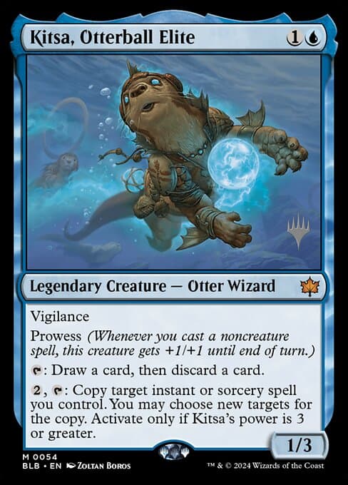 Kitsa, Otterball Elite from Bloomburrow Promos (Mythic)