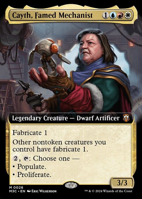 Cayth, Famed Mechanist from Modern Horizons 3 Commander (Mythic)