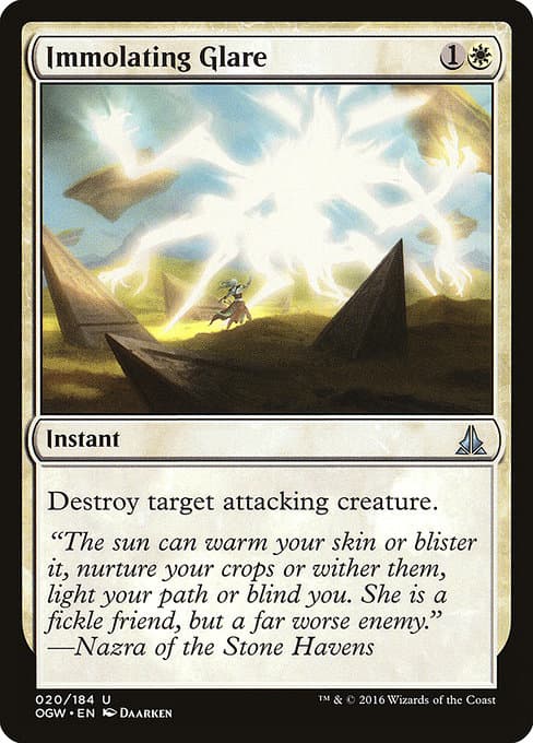 Immolating Glare from Oath of the Gatewatch (Uncommon)