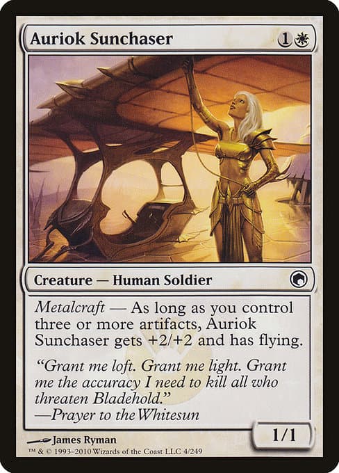 Auriok Sunchaser from Scars of Mirrodin (Common)