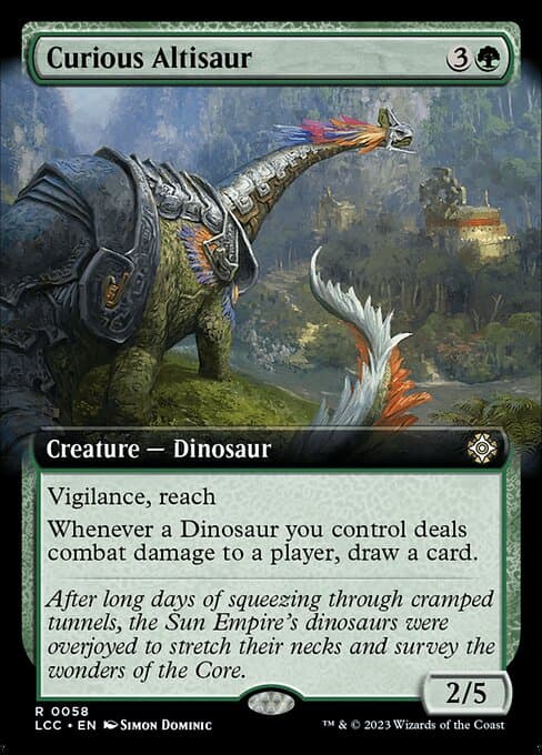 Curious Altisaur from The Lost Caverns of Ixalan Commander (Rare)
