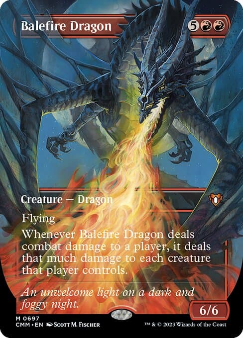 Balefire Dragon from Commander Masters (Mythic)