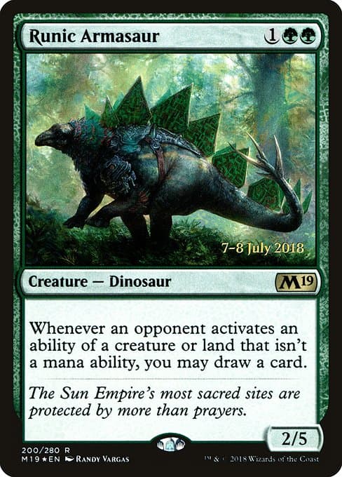 Runic Armasaur (Rare)