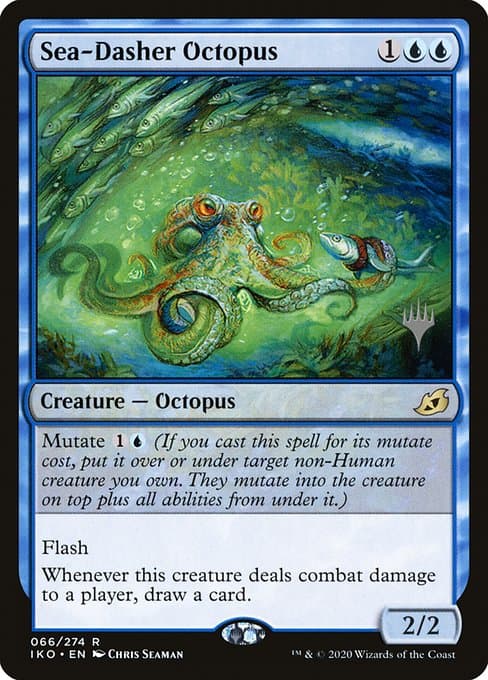 Sea-Dasher Octopus from Ikoria: Lair of Behemoths Promos (Rare)