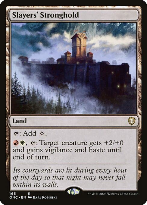 Slayers' Stronghold from Phyrexia: All Will Be One Commander (Rare)