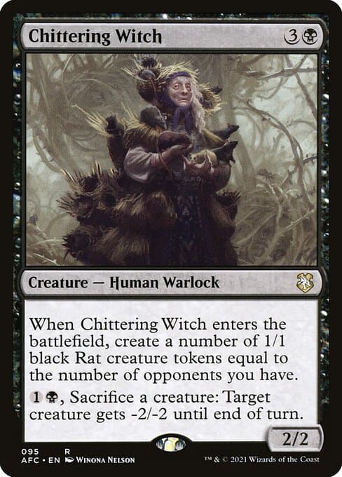 Chittering Witch from Forgotten Realms Commander (Rare)