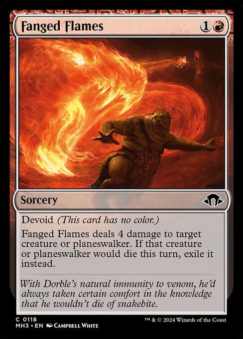 Fanged Flames from Modern Horizons 3 (Common)