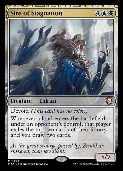 Sire of Stagnation from Modern Horizons 3 Commander (Mythic)