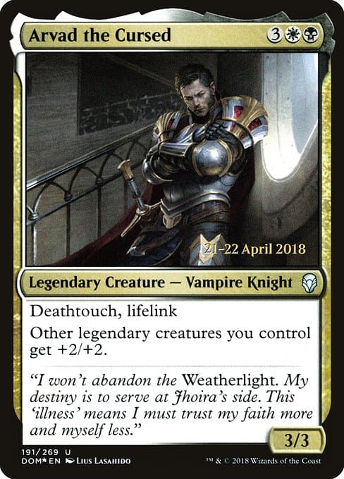 Arvad the Cursed from Dominaria Promos (Uncommon)